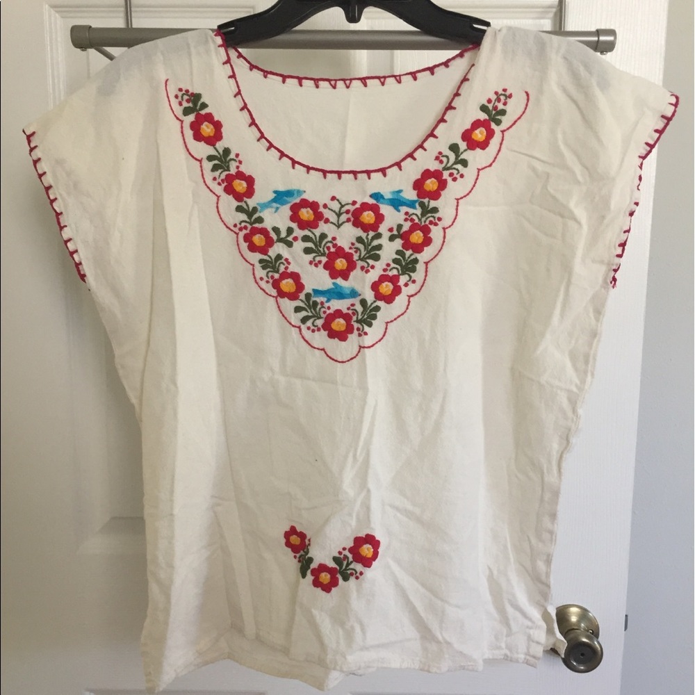 Embroidered Cotton Top